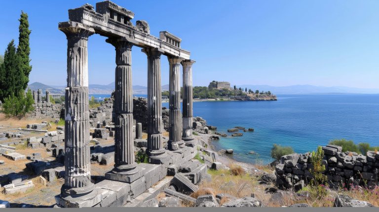 Patmos Adası Bir Feribot Kadar Yakın
